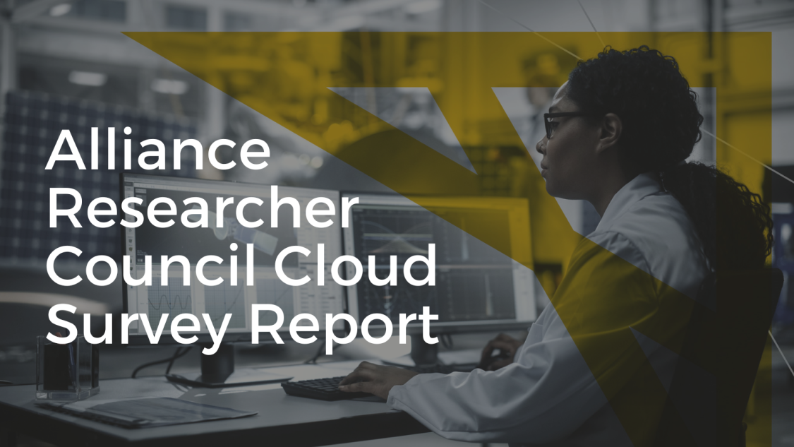Alliance Researcher Council Cloud Survey Report