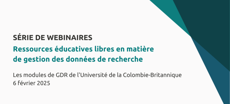 Ressources éducatives libres en GDR : Les modules de GDR de l'Université de la Colombie-Britannique